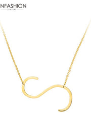 Load image into Gallery viewer, Letter Pendant Necklace
