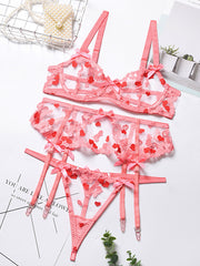 Load image into Gallery viewer, Three-Piece Lingerie Set
