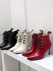 Load image into Gallery viewer, Women&#39;s leather ankle boots
