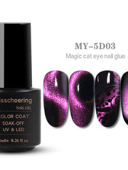 Load image into Gallery viewer, Two-Color Cats-Eye Gel Polish
