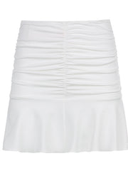 Load image into Gallery viewer, A Tight Ruffled Skirt Suit With A Wavy Edge And A Bare Back
