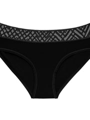 Load image into Gallery viewer, Medium  waist underwear with lace trim
