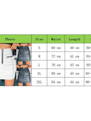 Load image into Gallery viewer, Leather-Like Zipper Skirt
