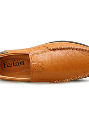 Load image into Gallery viewer, Men&#39;s Leather Moccasin Shoes
