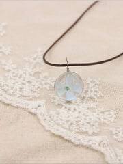 Load image into Gallery viewer, Handmade Resin Floral Pendant Necklace
