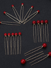 Load image into Gallery viewer, Pearl U-shaped hairpin 
