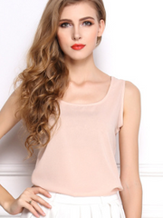 Load image into Gallery viewer, Women Sleeveless T-shirts
