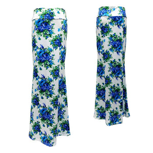 High Waist Long Skirts Printed Pattern