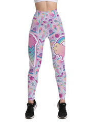Load image into Gallery viewer, Leggings Ice Cream Print
