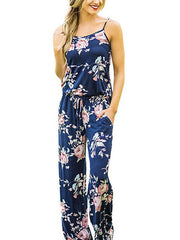 Load image into Gallery viewer, Comfy Floral Jumpsuit
