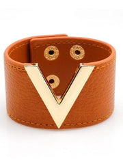 Load image into Gallery viewer, Genuine Leather Cuff Bracelet
