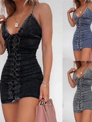 Load image into Gallery viewer, Denim Jeans Dress

