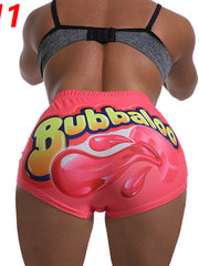 Load image into Gallery viewer, Stretchy Booty Shorts Print
