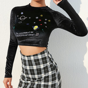 Stars Embroidered Long Sleeve 