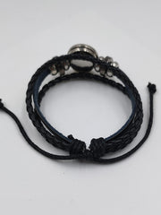 Load image into Gallery viewer, Constellation multilayer woven leather bracelet
