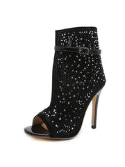 Load image into Gallery viewer, Cutout slim super high heel cool boots
