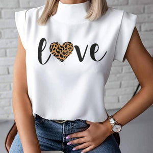 Women Elegant Lips Print Shirts - vendach