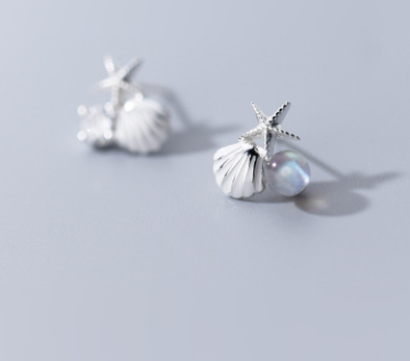  Starfish & Shell Earrings