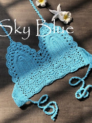 Load image into Gallery viewer, Crochet Bikini Top
