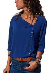 Load image into Gallery viewer, Chiffon Long Sleeve Blouse
