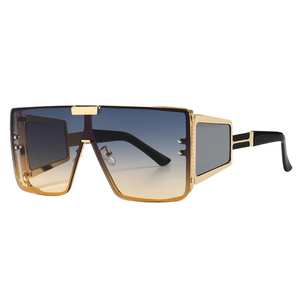 Oversized Square Flat Sunglasses For Women