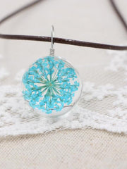 Load image into Gallery viewer, Handmade Resin Floral Pendant Necklace
