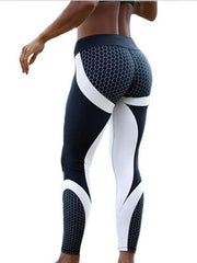 Load image into Gallery viewer, Mesh Pattern Print Leggings
