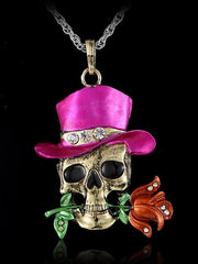 Load image into Gallery viewer, Skull Pendant Necklace
