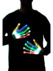 Load image into Gallery viewer, LED Skeleton Hand Gloves
