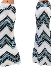 Load image into Gallery viewer, High Waist Long Skirts Printed Pattern
