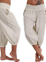 Load image into Gallery viewer, Women Summer Solid Harem Pants Loose - vendach
