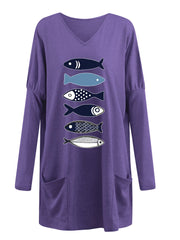 Load image into Gallery viewer, V-neck Sweatshirt Loose Tops
