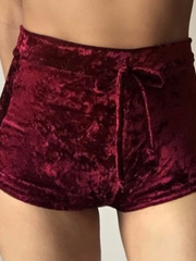 Load image into Gallery viewer,  Velvet Booty Shorts
