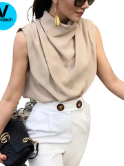 Load image into Gallery viewer, Sleeveless Loose Blouse
