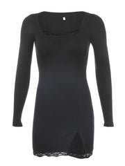 Load image into Gallery viewer, Lace-trimmed Dress
