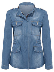 Load image into Gallery viewer, Women Denim Jacket
