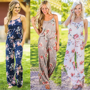 Comfy Floral Jumpsuit