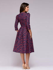 Load image into Gallery viewer, Dress W/ Three Quarter Sleeve
