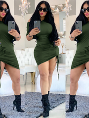 Load image into Gallery viewer, Side Drawstring Dresses
