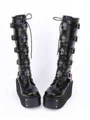 Load image into Gallery viewer, Punk high boots
