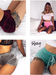 Load image into Gallery viewer,  Velvet Booty Shorts
