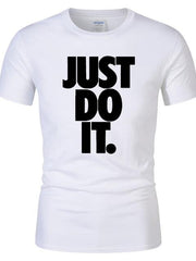 Load image into Gallery viewer, Just Do It T Letter print t-shirt - vendach
