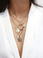 Load image into Gallery viewer, Vintage 4 Set Separable Chain w/ Multi Pendants
