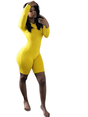 Load image into Gallery viewer, Long Sleeved High Neck Romper
