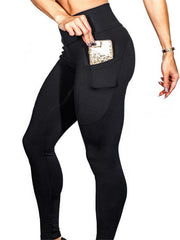 Load image into Gallery viewer, High Waist Fitness Leggings with Pockets
