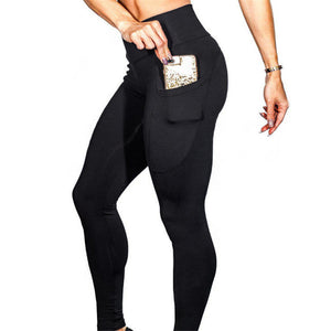 High Waist Fitness Leggings with Pockets