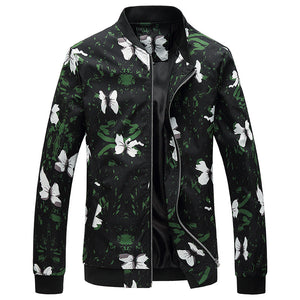 Floral Printed Men's Jacket