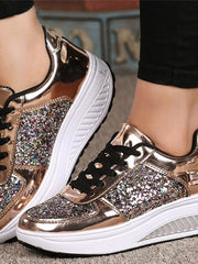 Load image into Gallery viewer, Sequin women&#39;s sneakers
