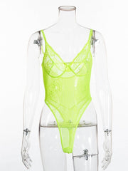 Load image into Gallery viewer, Sheer Lace Bodysuit
