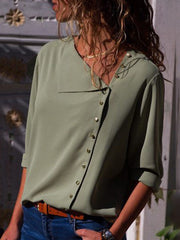 Load image into Gallery viewer, Chiffon Long Sleeve Blouse
